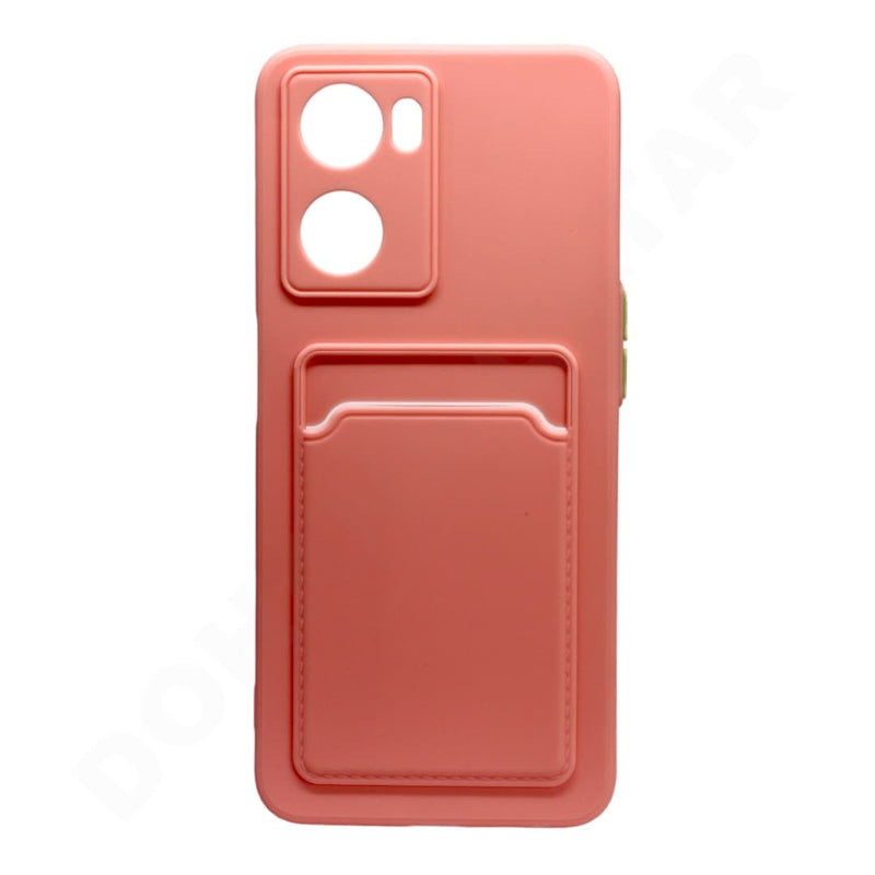 Dohans Mobile Phone Cases Pink Oppo A57 4G/ A77 4G/ A77S Silicone Card Holder Cover & Case