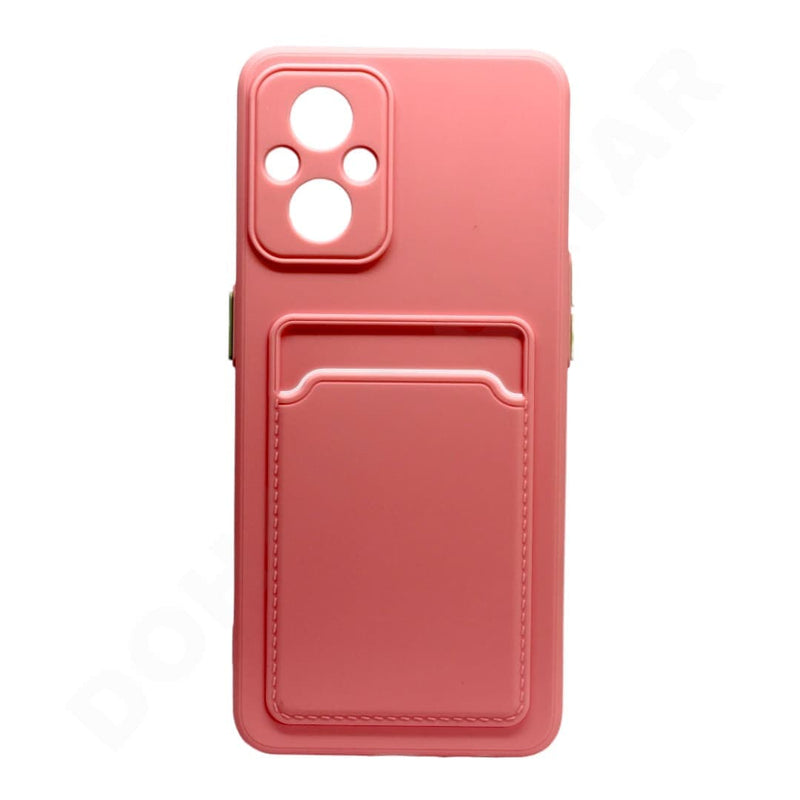 Dohans Mobile Phone Cases pink Oppo Reno7 Z 5G Silicone Card Holder Cover & Case