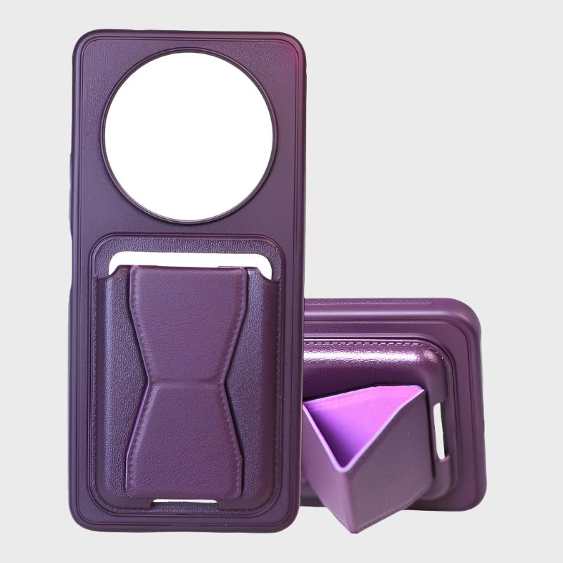 Dohans Mobile Phone Cases Purple Xiaomi Redmi A3 Card Holder Stand Case Cover & Case