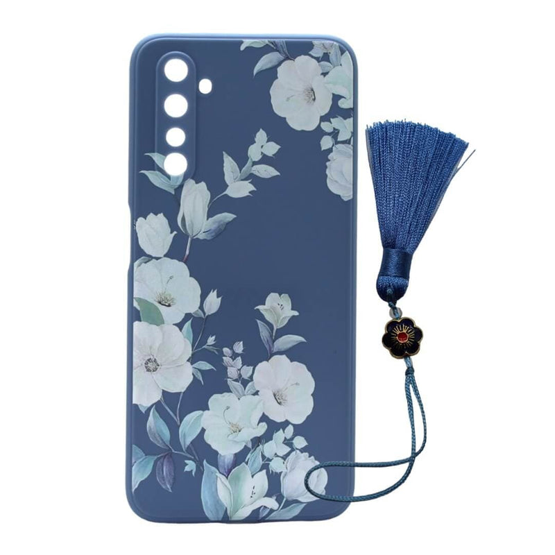 Dohans Mobile Phone Cases Realme 6 Pro Floral Print Tassel Case & Cover