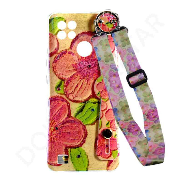 Realme C21 Painting Lanyard Cover & Case | Dohans Qatar Mobile Accessories