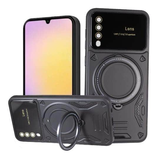 Dohans Mobile Phone Cases Samsung Galaxy A30S/ A50/ A50S Lens Protective Hard Ring Cover & Case