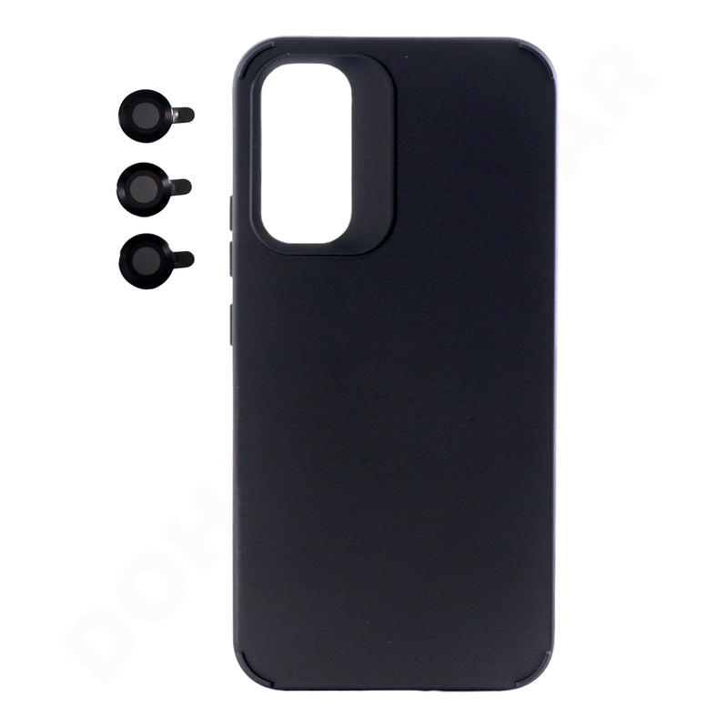 Samsung Galaxy A34 5G Silicone With Lens Protector Cover & Case Dohans