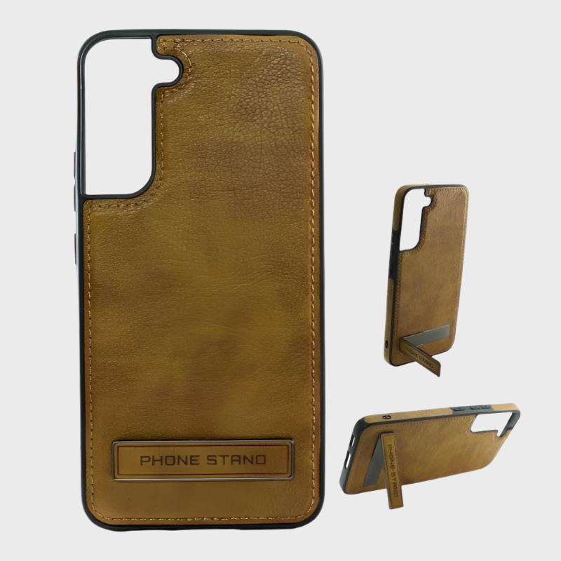 Samsung Galaxy S22 Leather Bend Stand Cover & Case Dohans