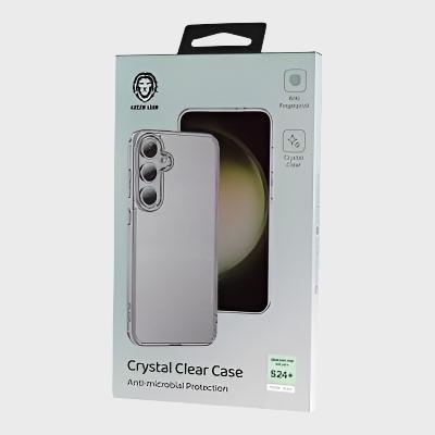 Samsung Galaxy S24 Plus Green Lion Crystal Clear Cover & Case Dohans