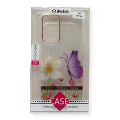 Oppo A16 Flower Transparent Cover Dohans