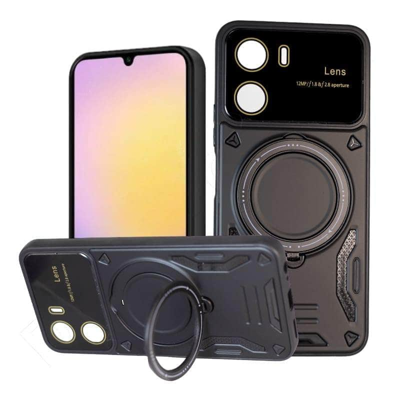 Dohans Mobile Phone Cases Vivo Y16 Lens Protective Hard Ring Cover & Case