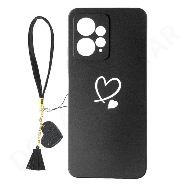 Xiaomi Redmi Note 12 4G Sweet Heart Hand Lanyard Cover & Case Dohans