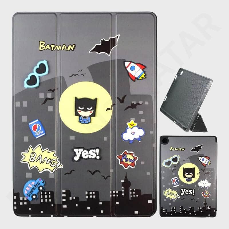 Dohans Tablet Cover Color-1 Samsung Galaxy Tab A9 Plus 3D Effect Cartoom Character Cover & Case