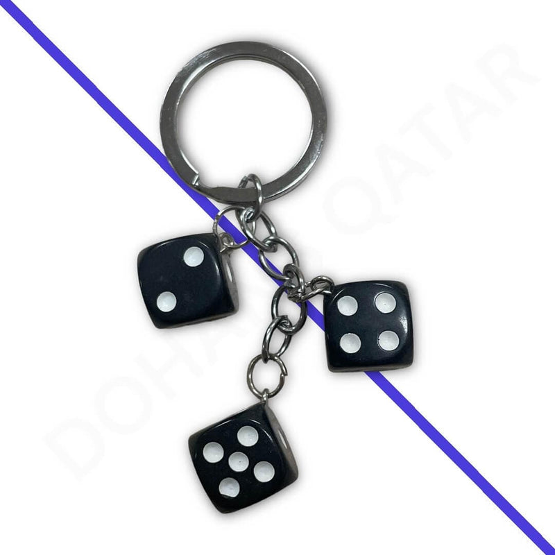 Dohans keyring Black Ludo Dice Keyring