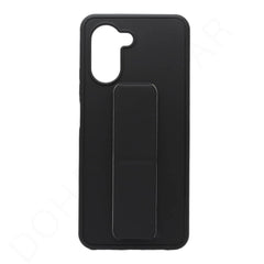 Dohans Mobile Phone case Black Realme C33 Leather Texture Stand Case & Cover