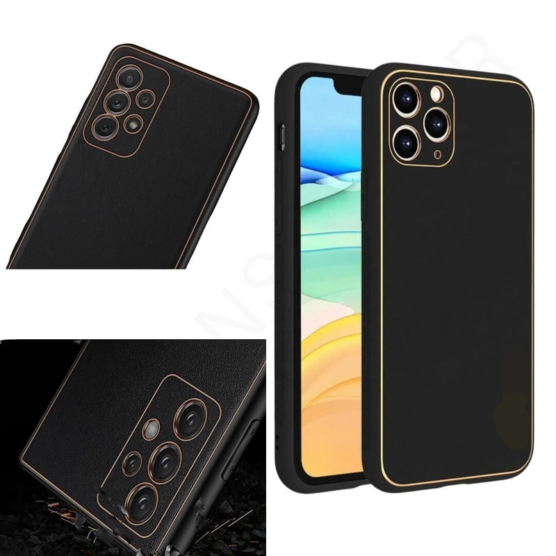 Dohans Mobile Phone Cases Black OnePlus Nord N20/ Reno 7i Gold Plated Leather Cover & Case