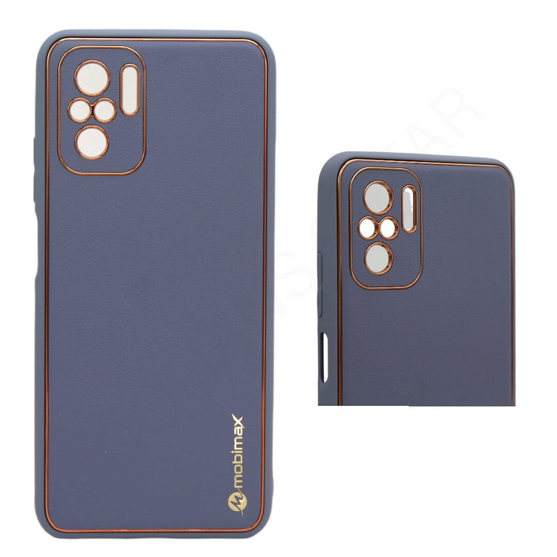 Dohans Mobile Phone Cases Blue Grey Xiaomi Redmi Note 10 4G Mobimax Gold Border Leather Cover