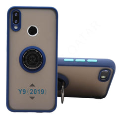 Dohans Mobile Phone Cases Blue Huawei Y9 2019 Blur Magnetic Ring Cover