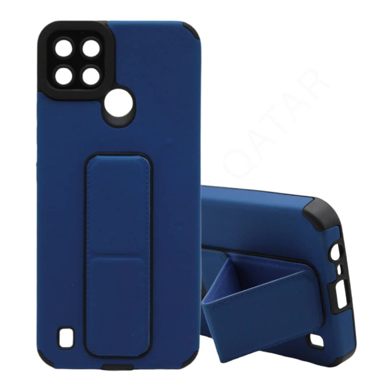 Dohans Mobile Phone Cases Blue Realme C21Y/ C25Y Hard Stand Cases & Covers