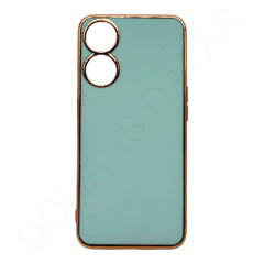 Dohans Mobile Phone Cases Green Oppo A17 Gold Frame Silicone Case & Cover