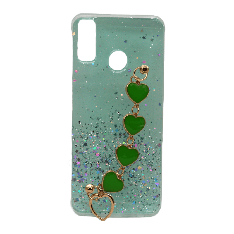 Dohans Mobile Phone Cases Huawei Y8S Heart Strap Shining Case and Cover