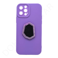 Dohans Mobile Phone Cases iPhone 12 Pro Rhinestone with Small Mirror Back Case & Cover