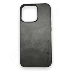 Dohans Mobile Phone Cases iPhone 13 Pro TJ KINGS Grey Leather Cover