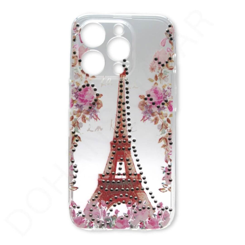 Dohans Mobile Phone Cases iPhone 14 Pro Rhinestone Transparent Case & Cover