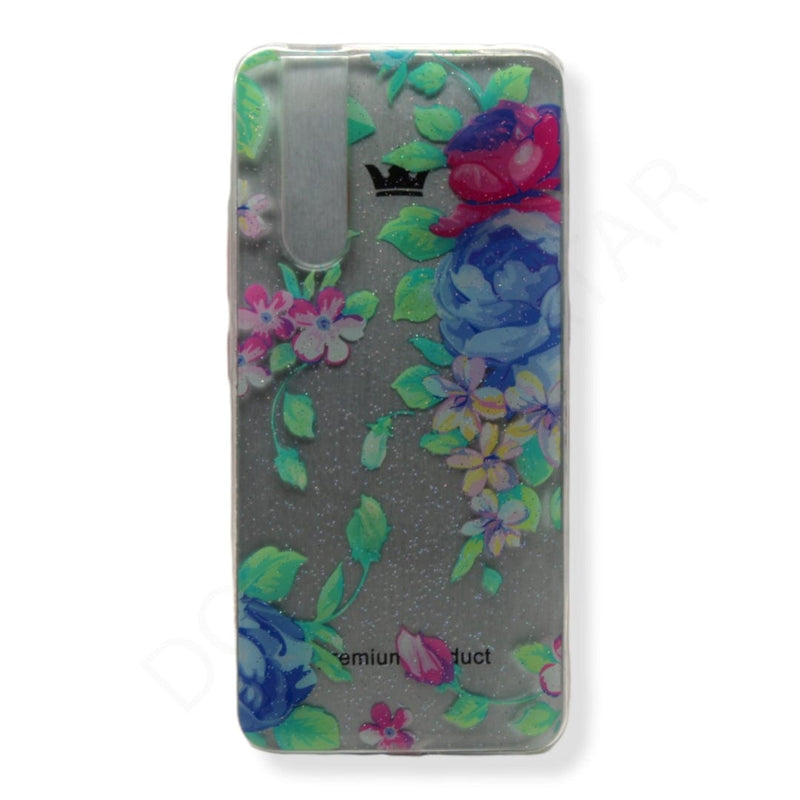 Dohans Mobile Phone Cases Red Mix Vivo V15 Pro Fashion Flower Transparent Cover