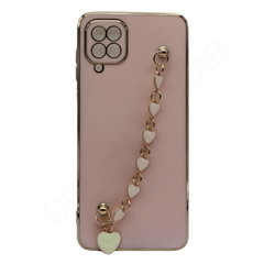 Dohans Mobile Phone Cases Samsung A22 4G Golden Heart Strap Cover