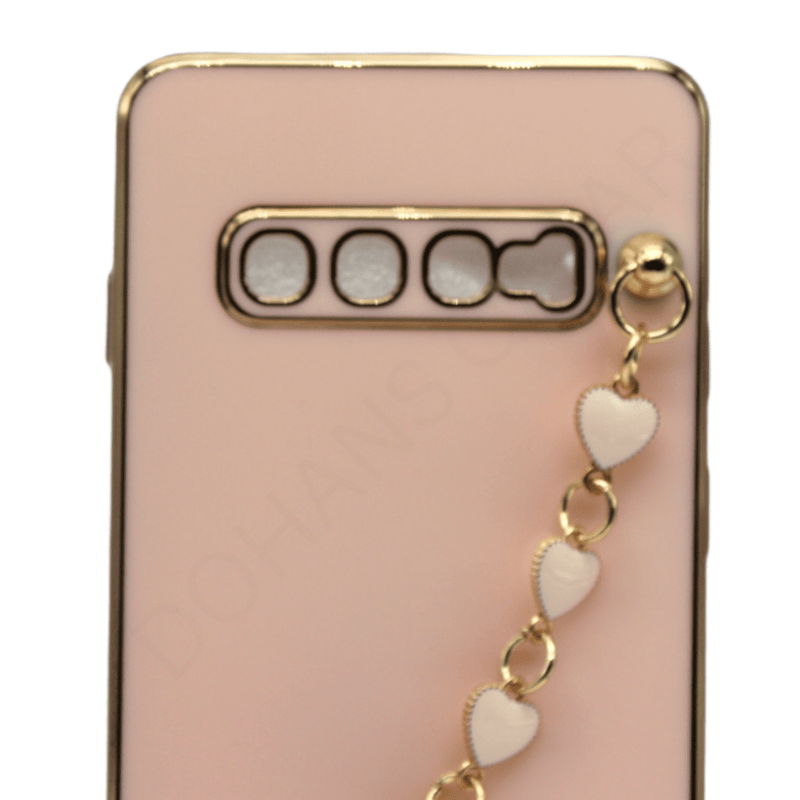 Dohans Mobile Phone Cases Samsung Galaxy S10 Golden Heart Strap Cover & Case