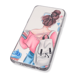 Dohans Mobile Phone Cases Samsung S9 Girl Printed Clear Cover