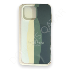 Dohans Mobile Phone Cases Side White & Green iPhone 13 Pro Max Rainbows Silicon Cover & Cases