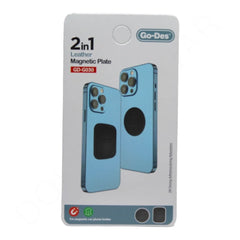 Dohans Qatar Mobile Accessories Mobile Phone Accessories Go-Des 2 in 1 Leather Magnetic Plate