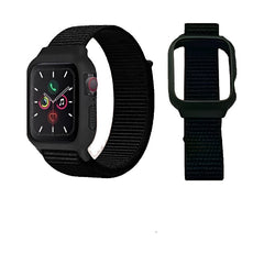 Dohans Smart Watch Straps BLACK Apple Watch 38mm/ 40mm Fabric Design Straps With Case